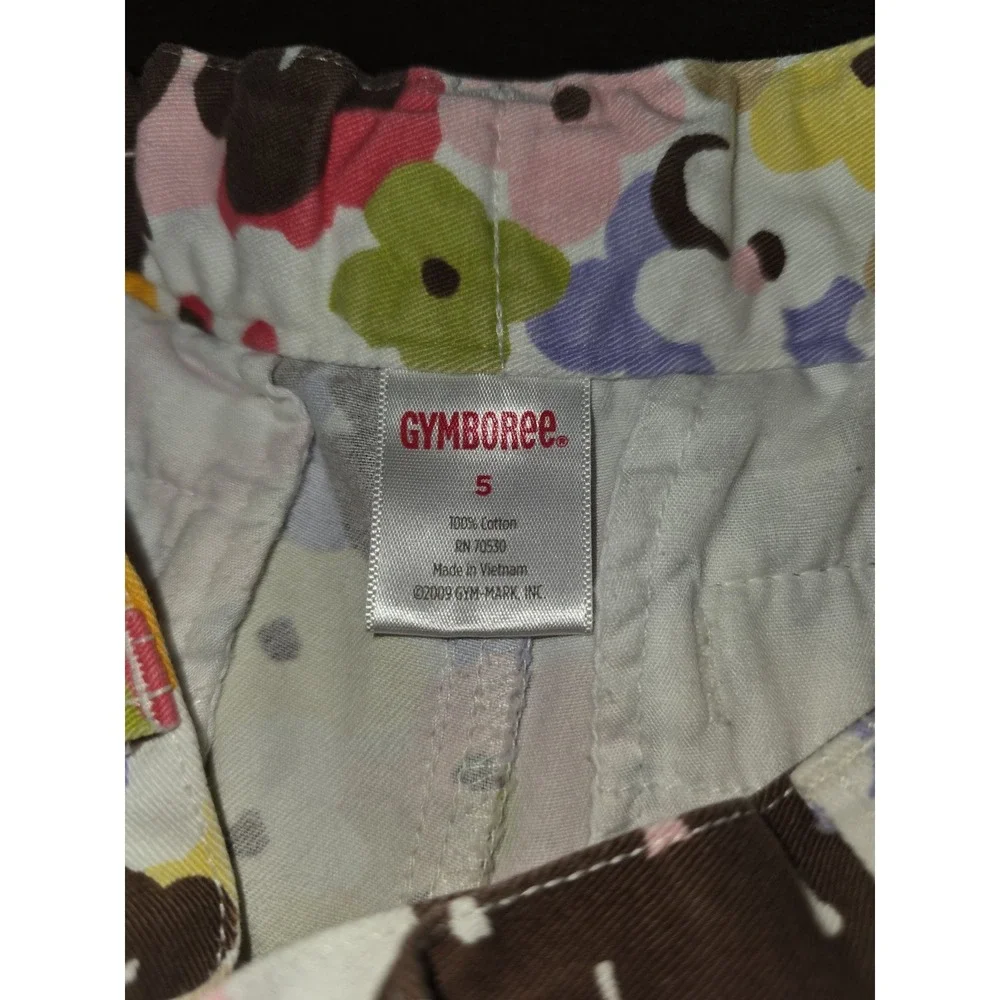 Gymboree glamour safari floral top and shorts size 5‎ outfit